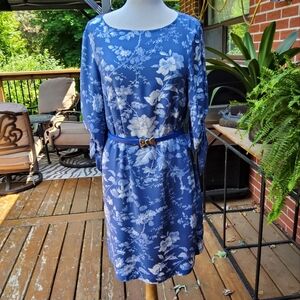 H&M Floral Shift Dress Like New